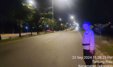 Polsek Sekupang Intensifkan Patroli di Area Rawan, Jaga Keamanan Dini Hari