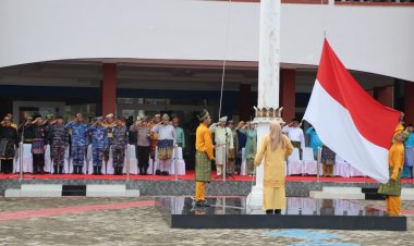 Kapolres Bintan Hadiri Upacara Hari Jadi Provinsi Kepri Ke-22 Tahun 2024