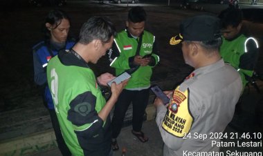 Kapolsek Sekupang Pastikan Kondisi Aman, Laksanakan Patroli di Sei Temiang Kelurahan Tanjung Riau