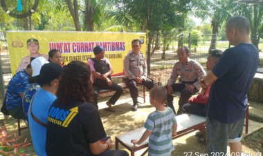 Polsek Sungai Beduk Gelar Program Jumat Curhat Kamtibmas untuk Tampung Aspirasi Warga