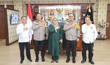 Irjen Pol Yan Fitri Halimansyah Sambut Plt. Gubernur Kepri di Polda