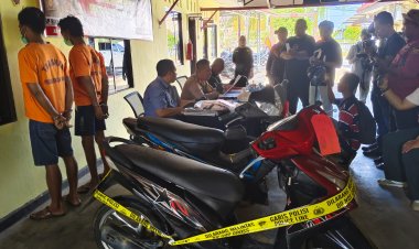 Polsek Bintan Timur Laksanakan Press release, ungkap 2 kasus Tindak Pidana