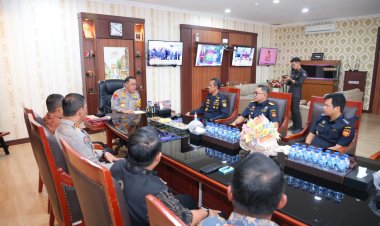 Kapolda Kepri Irjen Pol Yan Fitri Halimansyah Sambut Kunjungan Silaturahmi Kepala Kantor Utama Bea Cukai Tipe B Batam