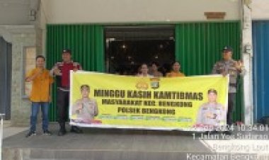 Kegiatan Minggu Kasih Kamtibmas di Gereja GBI Tabgha, Bengkong Berjalan Lancar