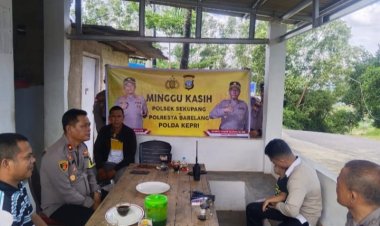 Dalam Kegiatan Minggu Kasih, Kapolsek Sekupang Tekankan Kamtibmas Yang Damai Selama Pilkada 2024