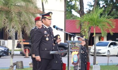 Kapolresta Barelang Pimpin Upacara Peringatan Hari Kesaktian Pancasila 1 Oktober 2024