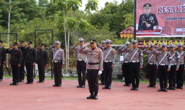 Kapolres Bintan Pimpin Upacara Hari Kesaktian Pancasila