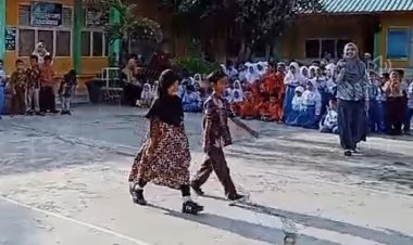 Perayaan Hari Batik di SDN 004 Tanjung Sengkuang, Batu Ampar, Kota Batam: Keceriaan di Pagi Hari