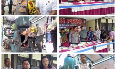 Polresta Barelang Musnahkan Sabu, Ekstasi, dan Ganja Hasil Pengungkapan Kasus Narkotika