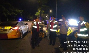 Pastikan Wilayah Aman, Patroli Gabungan Kapolsek Sekupang dan Batara Biru Patroli di Jalan Sei Temiang