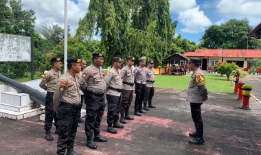 Polres Lingga Jaga Ketat Tahapan Kampanye Pilkada 2024