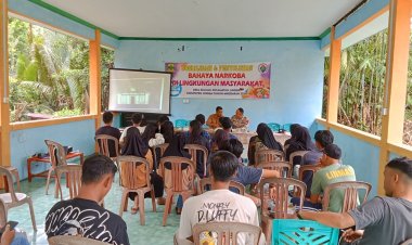 Polres Lingga Gencar Sosialisasikan Pencegahan Bahaya Narkoba Kepada Remaja