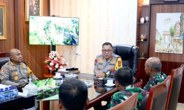 IRJEN POL YAN FITRI HALIMANSYAH KAPOLDA KEPRI TERIMA KUNJUNGAN SILATURAHMI DANREM 033/WP