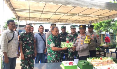 Kunjungan Kapolsek Tanjungpinang Kota dalam Rangka HUT TNI Ke-79