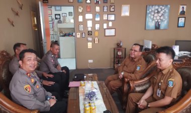 Polsek Sekupang Bahas Langkah Pembinaan Pelajar di SMA Negeri 01 Kota Batam