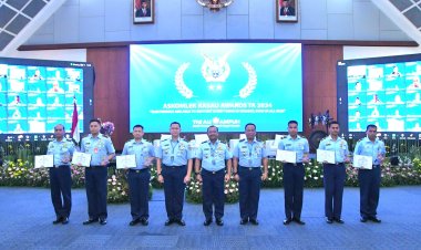 Skadron Udara 52 Lanud Raden Sadjad Natuna Raih Terbaik I di Askomlek Kasau Awards 2024