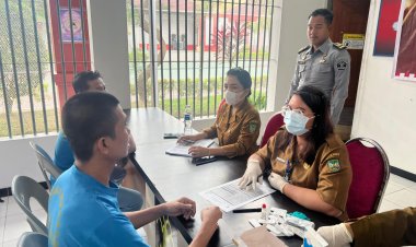 Rutan Batam Gelar Tes Sukarela HIV dan Sifilis untuk Warga Binaan