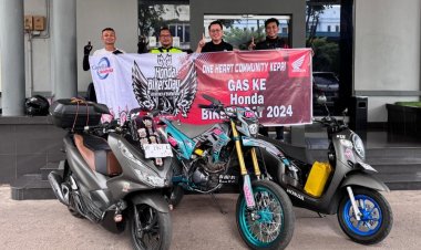 Bikers Kepri Ramaikan Honda Bikers Day Sumatera 2024