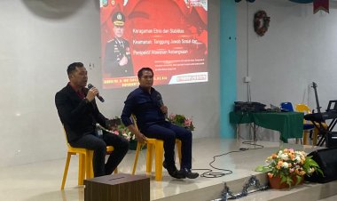 DIRPAMOBVIT POLDA KEPRI Sampaikan Kuliah Umum di Sekolah Tinggi Teologi Huperetes Batam