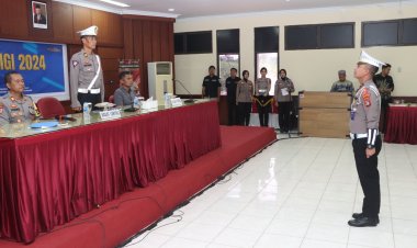 Polresta Barelang Gelar Latpra Operasi Zebra Seligi 2024