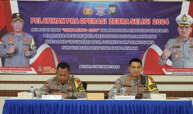 POLDA KEPRI GELAR LAT PRA OPS ZEBRA SELIGI – 2024