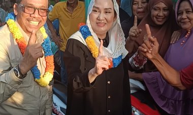Sambutan Hangat Masyarakat untuk Paslon Bupati Cen Sui Lan-Jarmin di Sedanau