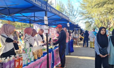 TNI AU Lanud RSA Natuna Terus Kembangkan UMKM: Pasar Minggu Ria Jadi Ikon Penggerak Ekonomi Lokal