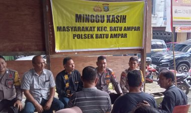 Minggu Kasih Kamtibmas bersama Warga kp seraya Kec.Batu Ampar- kota Batam