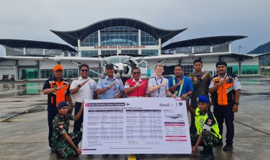 Susi Air Hadir di Natuna: Komandan Lanud Raden Sadjad Dukung Penuh Penerbangan Perintis Demi Kemajuan Natuna
