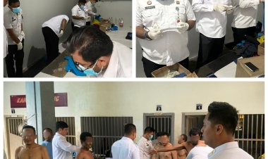 Perkuat Keamanan, Ka. KPR dan Jajaran Gelar Sidak Mendadak di Kamar Hunian