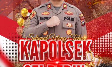 Ucapan Selamat Ulang Tahun dari Media Batam24 untuk Kapolsek Sungai Beduk, Iptu Jonathan R. Pakpahan