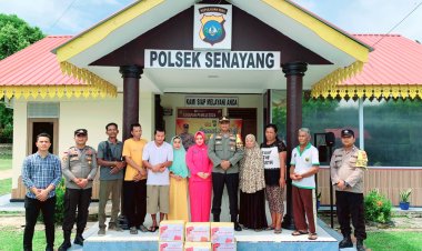 Wujud Kepedulian kepada Masyarakat IPTU Hendri Salurkan Paket Sembako