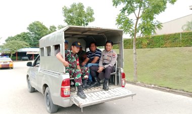 Apel Siaga Bersama TNI/Polri dan Kec. Sagulung dalam Rangka Pelantikan Presiden 2024