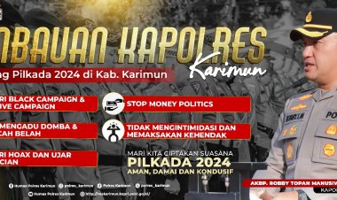 Kapolres Karimun Ajak Warga Berperan Aktif untuk Pilkada yang Damai