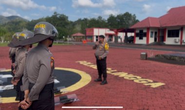 Akp Zulkarnain Pimpin Latihan Peningkatan  Kemampuan Pengendalian Massa