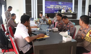 Satuan Kerja Polres Lingga Di Audit Tim Kinerja Tahap II Itwasda Polda Kepri Guna Pengawasan dan Pemeriksaan