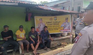 Polsek Sekupang Ajak Warga Tiban Lama Bersinergi dalam Jumat Curhat demi Membangun Wilayah Kondusif