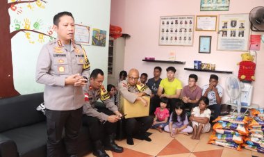 Kapolresta Barelang Berikan Bantuan Sosial ke Panti Asuhan di Kecamatan Batam Kota dan Bengkong
