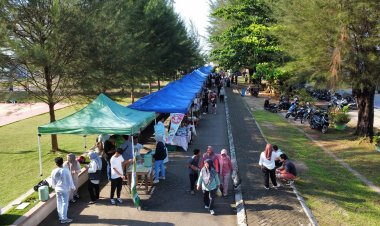 Warga Natuna Serbu Pasar Minggu Ria Lanud Raden Sadjad untuk Rekreasi dan Berbelanja