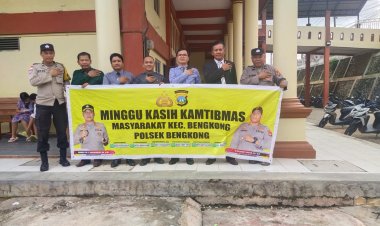 Minggu Kasih Kamtibmas di Gereja GKPI, Polsek Bengkong Tingkatkan Sinergi dengan Jemaat untuk Pilkada Damai
