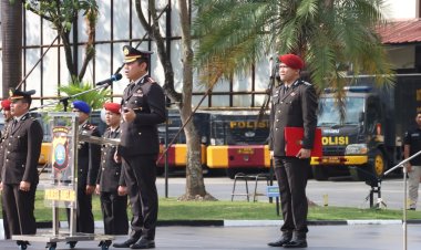 Polresta Barelang Gelar Upacara Dalam Rangka Peringatan Hari Sumpah Pemuda Ke-96