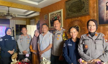 Memperingati HUT Humas Polri ke-73, Kabid Humas Polda Kepri Beri Dukungan bagi Keluarga Personel yang Gugur dan Sedang Menjalani Pengobatan