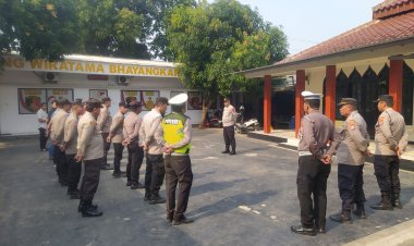 Apel Pagi di Polsek Cikupa: Disiplin dan Kesiagaan Personil Jadi Fokus Utama