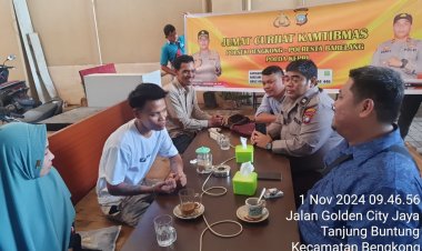 Kegiatan Jumat Curhat Kamtibmas di Bengkong, Warga Sampaikan Keluhan Tentang Keamanan