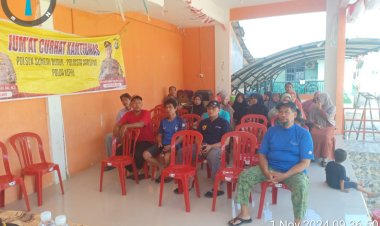 Polsek Sungai Beduk Gelar Program Jumat Curhat Kamtibmas: Forum Dialog dan Bantuan Sosial untuk Masyarakat