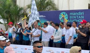 Polres Bintan beri pengamanan event mandiri Bintan Marathon 2024
