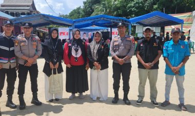 IPTU Hendri Pimpin Pengamanan Kampanye Paslon Gubernur Kepri