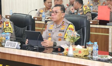 Kapolda Kepri Irjen Pol Yan Fitri Halimansyah Hadiri Vicon Asops Kapolri, Bahas Persiapan Pilkada Serentak