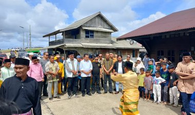 IPTU Henry Gunawan Pimpin Pengamanan Tahapan Kampanye Pilkada 2024 di Kec. Singkep Barat.