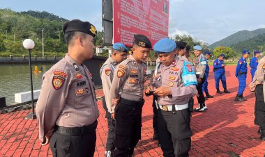 IPDA Suryanto Pimpin Ops Gaktibplin Antisipasi Judi Online bagi Personil Polres Lingga